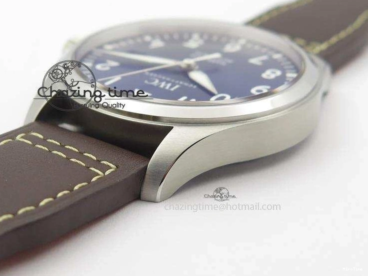 MIROTIME 0403 Mark XVIII Le Petit Prince IW327004 SS Mk Maker Best Edition Blue Dial On Brown Leather Strap A TimelessDesign 7296